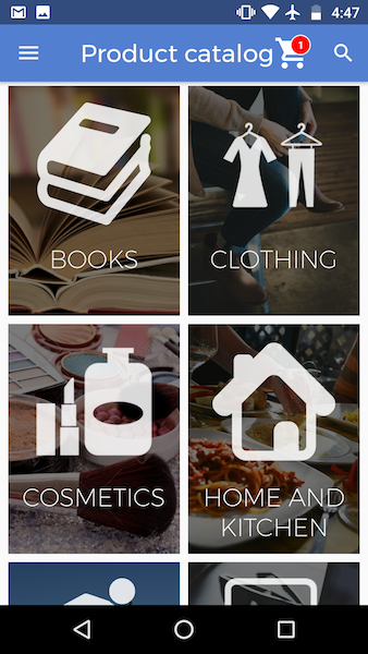 Product catalog Product catalog